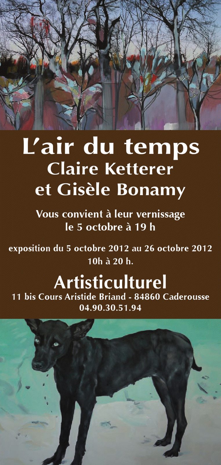 Expo Claire Ketterer & Gisèle Bonnamy