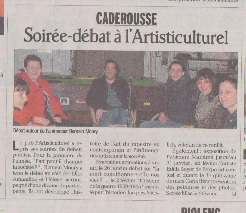 coupure : soirée-débat à l'ArtistiCulturel