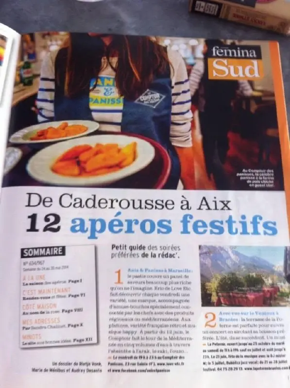 coupure : Femina Sud, les apéros